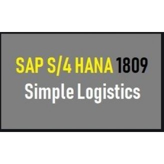 SAP S/4 HANA SIMPLE LOGISTICS 1809 BUY 1 GET 2 FREE